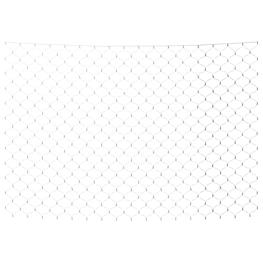 Luci di Natale Rete Bianco Freddo 3x3m 306 LED Interni Esterni - homemem39