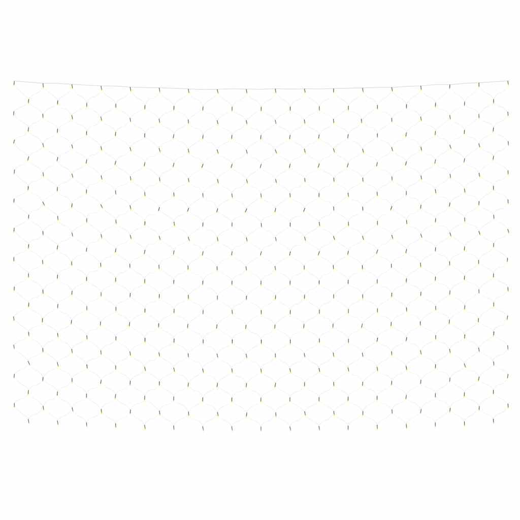 Luci di Natale Rete Bianco Caldo 4x4m 544 LED Interni Esterni