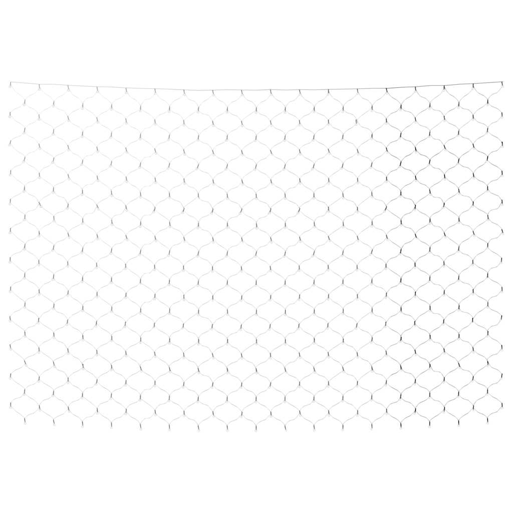 Luci di Natale Rete Bianco Freddo 4x4m 544 LED Interni Esterni