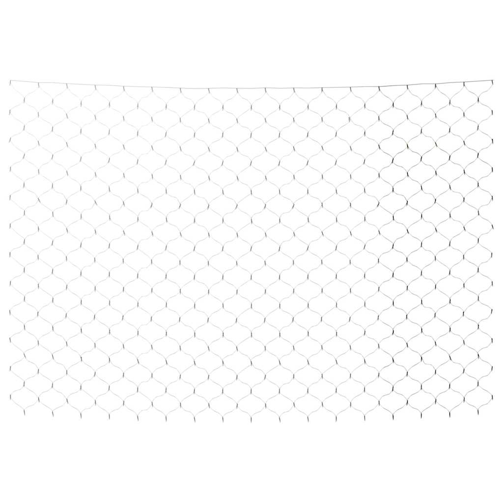 Luci di Natale Rete Bianco Freddo 4x4m 544 LED Interni Esterni