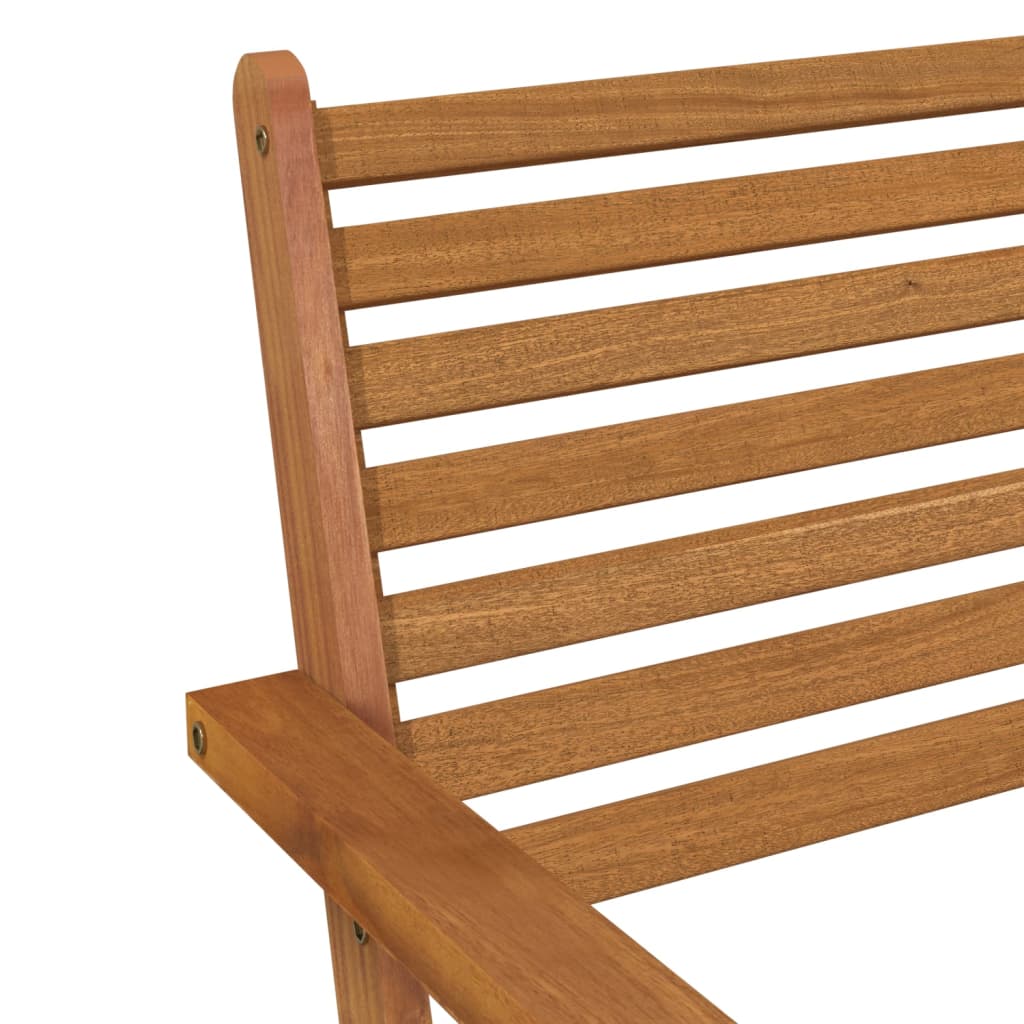 Sedie da Giardino 2 pz in Legno Massello d'Acacia | homemem39