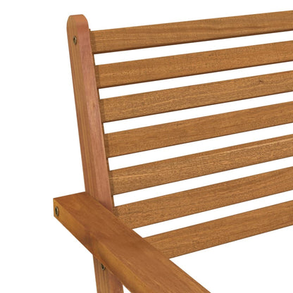 Sedie da Giardino 2 pz in Legno Massello d'Acacia | homemem39