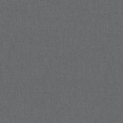 Lettino per Bambini con Materasso Grigio Scuro Tessuto di Lino - homemem39