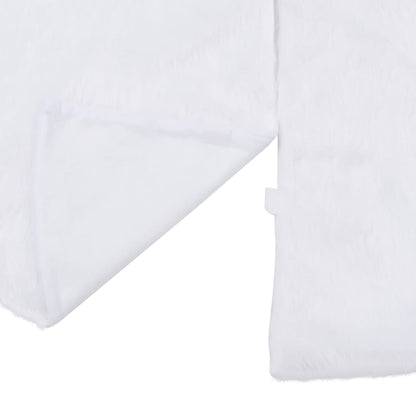 Gonna per Albero di Natale Bianca 90 cm in Similpelle - homemem39