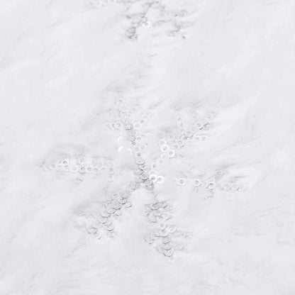 Gonna per albero di Natale di lusso bianca 150 cm