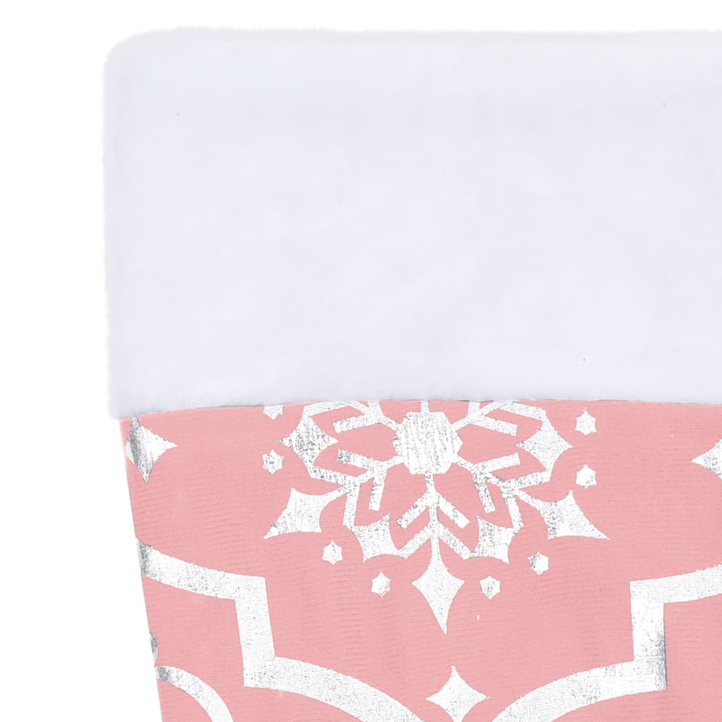 Gonna Albero Natale Raffinata con Calza Rosa Tessuto 90 cm | homemem39