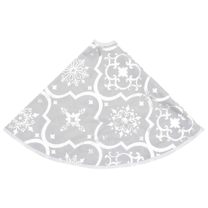 Gonna Albero Natale Raffinata con Calza Bianca Tessuto 122 cm | homemem39