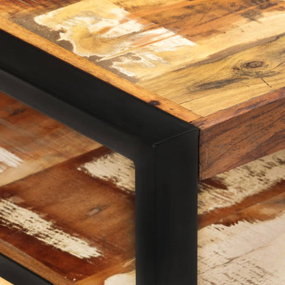Tavolino da Salotto 120x60x40 cm in Legno Massello di Recupero | homemem39