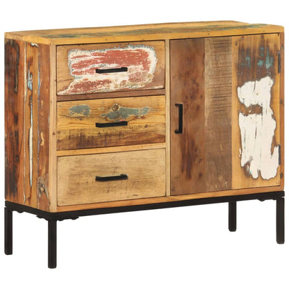 Sideboard 88x30x73 cm in Solid Reclaimed Wood