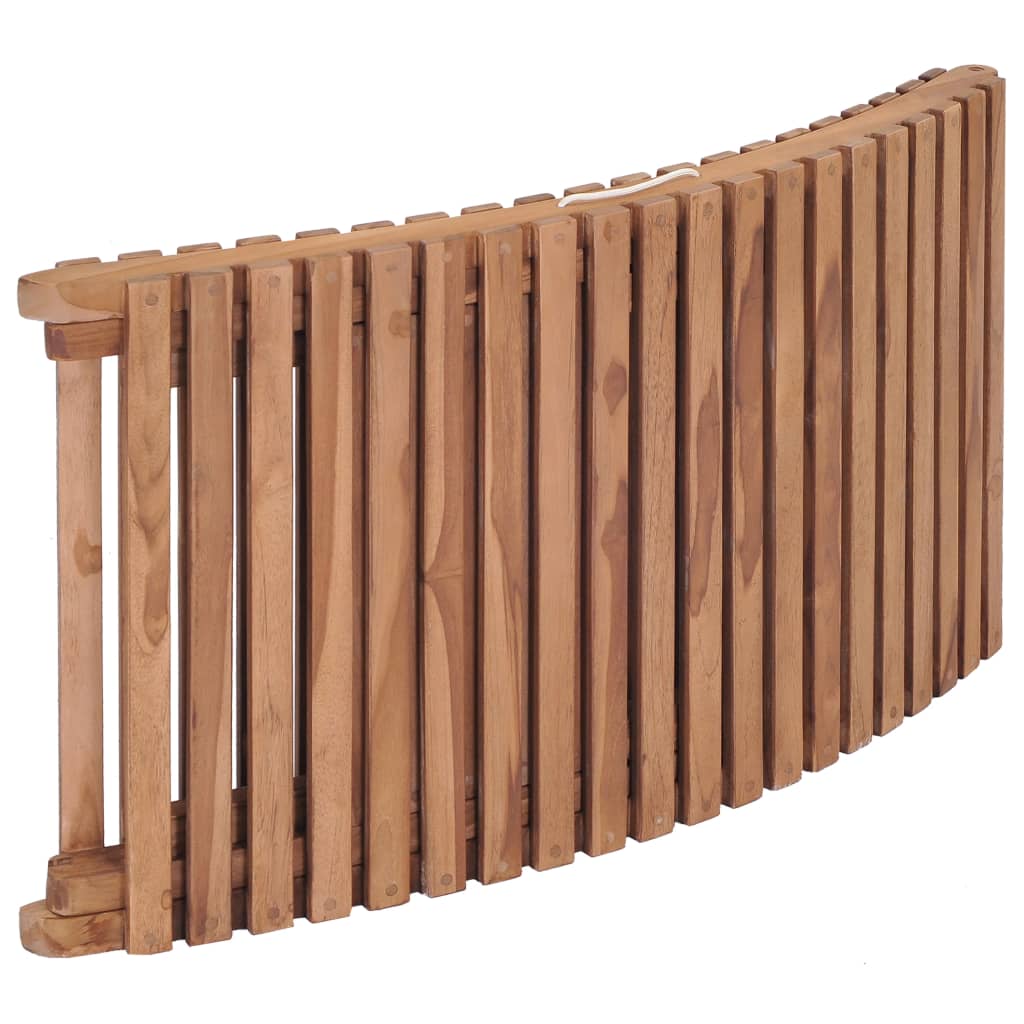 Lettini Prendisole Pieghevoli 2pz in Legno Massello di Teak - homemem39