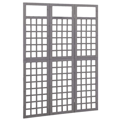 Divisorio a 3 Pannelli in Legno di Abete 121x180 cm