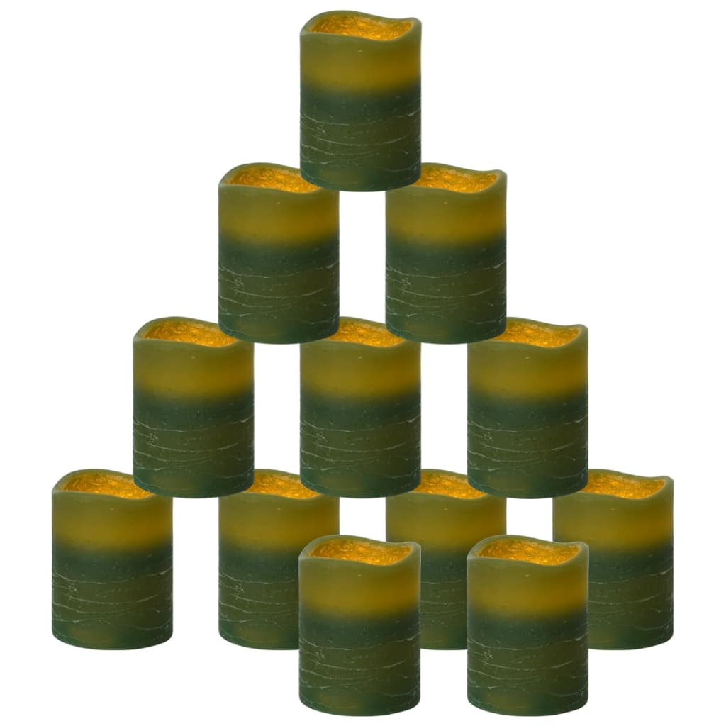 Candele Senza Fiamma a LED con Telecomando 24 pz Bianco Caldo - homemem39