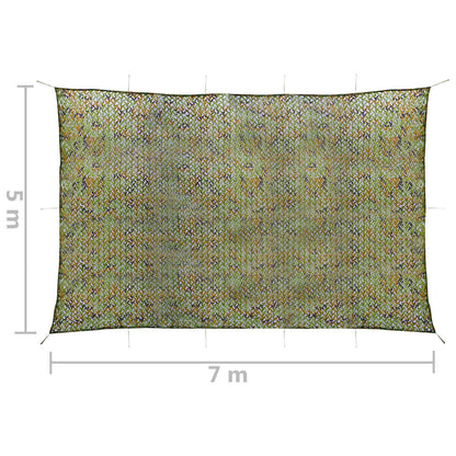Rete Mimetica con Custodia 5x7 m Verde | homemem39