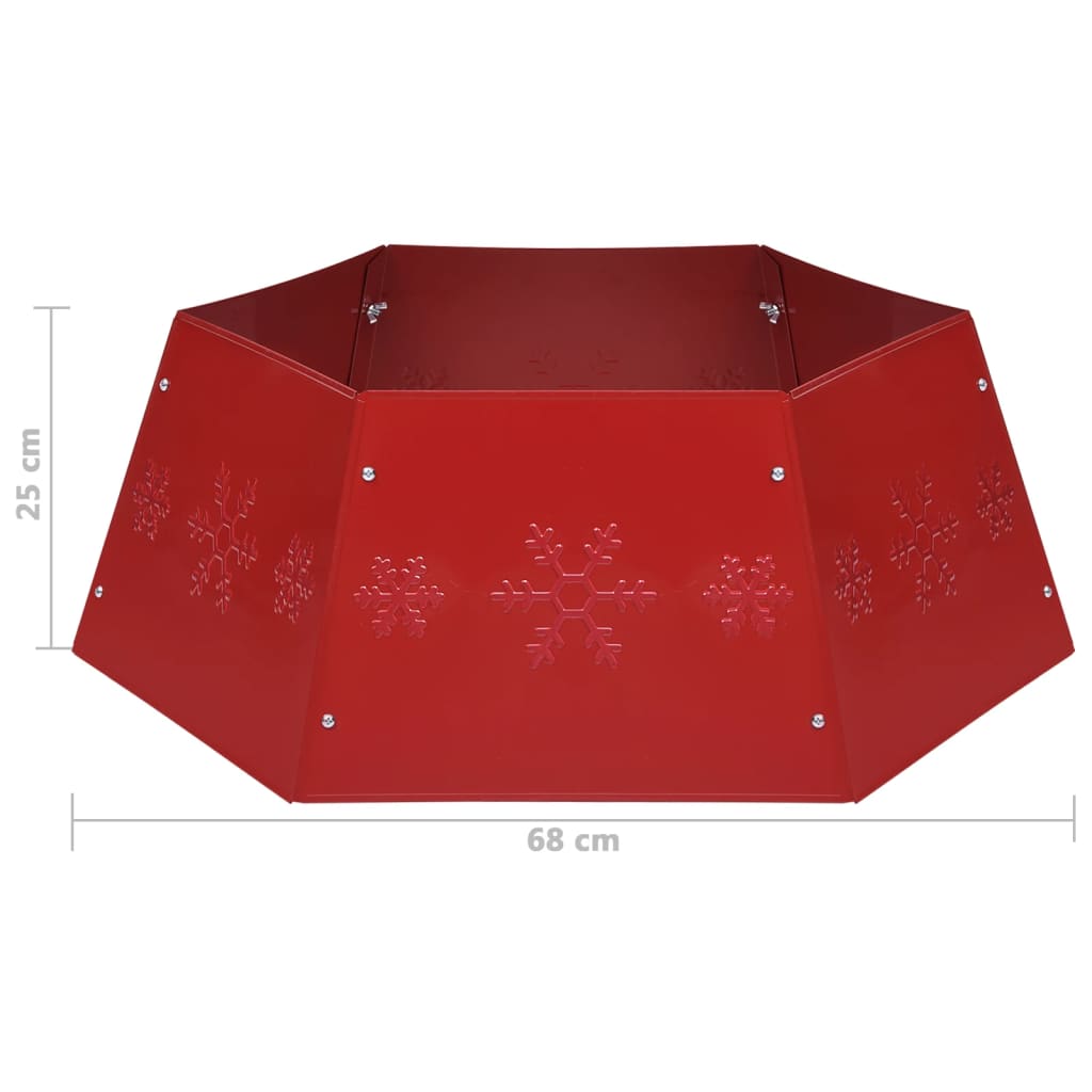 Gonna per Albero di Natale Rossa Ø68x25 cm | homemem39