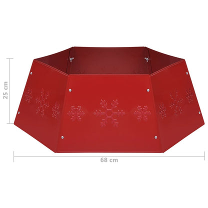 Gonna per Albero di Natale Rossa Ø68x25 cm | homemem39