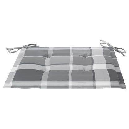 Sedie da Giardino Pieghevoli 8 pz con Cuscini Massello Acacia