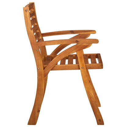 Garden Chairs with Cushions 4 pcs in Solid Acacia Wood