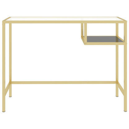 Scrivania per Computer Trasparente 100x36x74 cm Vetro Temperato - homemem39