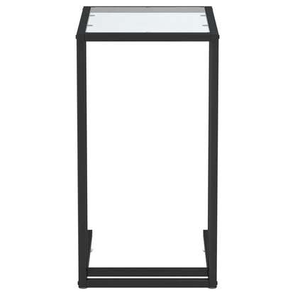 Tavolino per Computer Trasparente 50x35x65 cm Vetro Temperato | homemem39