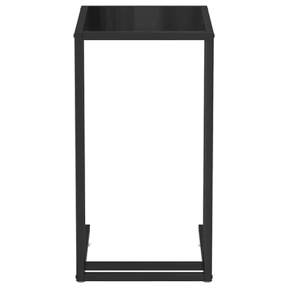Tavolino per Computer Nero 50x35x65 cm in Vetro Temperato - homemem39