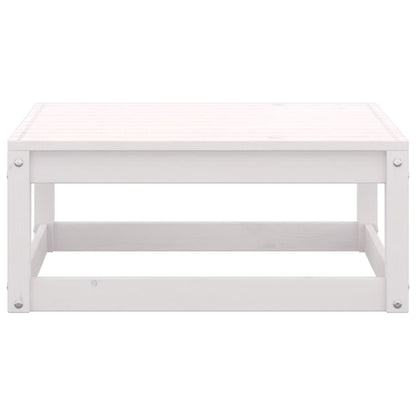 Set Divani da Giardino 4 pz Bianco in Legno Massello di Pino - homemem39