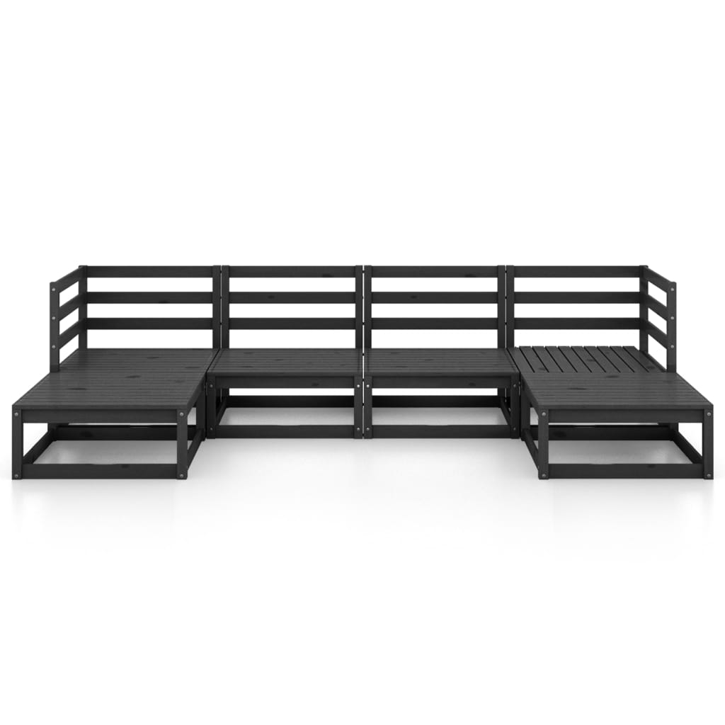 Set Divani da Giardino 6 pz in Legno Massello di Pino - homemem39