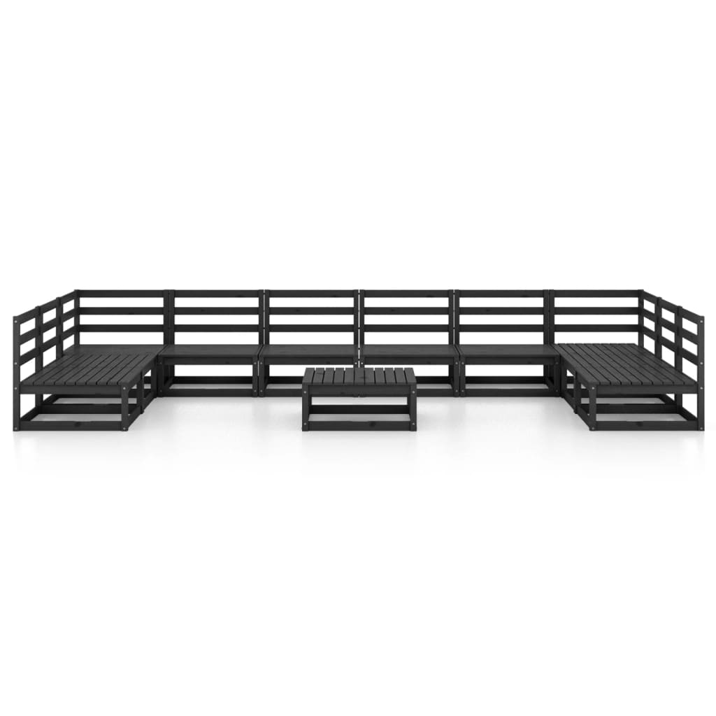 Set Divani da Giardino 11 pz in Legno Massello di Pino - homemem39