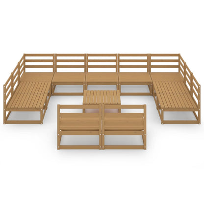 Set Divani da Giardino 12 pz in Legno Massello di Pino - homemem39