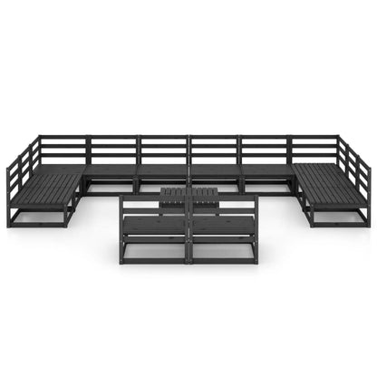 Set Divani da Giardino 13 pz in Legno Massello di Pino - homemem39