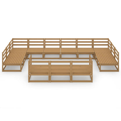 Set Divani da Giardino 13 pz in Legno Massello di Pino - homemem39