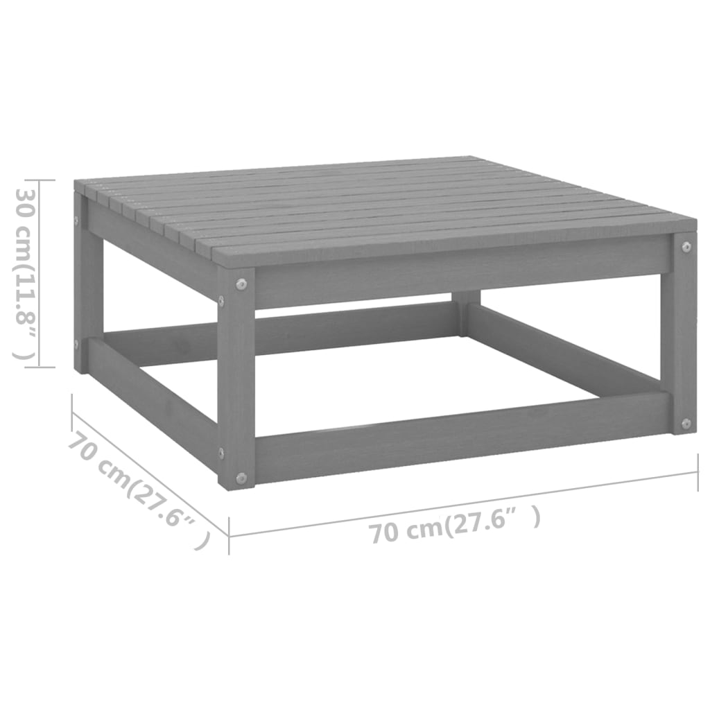 Set Divani da Giardino 6 pz con Cuscini Legno Massello Pino - homemem39