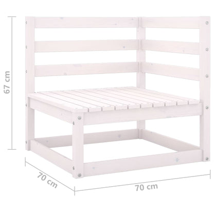 Set Divani da Giardino 6 pz con Cuscini Legno Massello di Pino