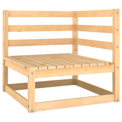 Set Salotto Giardino 8 pz Cuscini Antracite Legno Massello Pino | homemem39