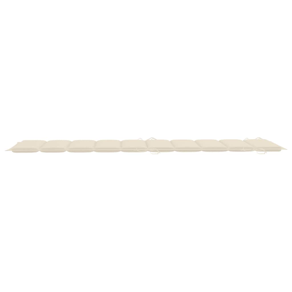 Lettini Prendisole 2 pz con Cuscini in Legno Massello d'Acacia