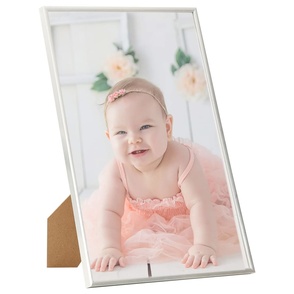 Cornici Foto Collage 3 pz per Tavolo Argento 21x29,7cm in MDF | homemem39