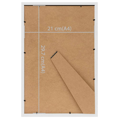 Cornici Foto Collage 3 pz per Tavolo Bianche 21x29,7cm MDF | homemem39