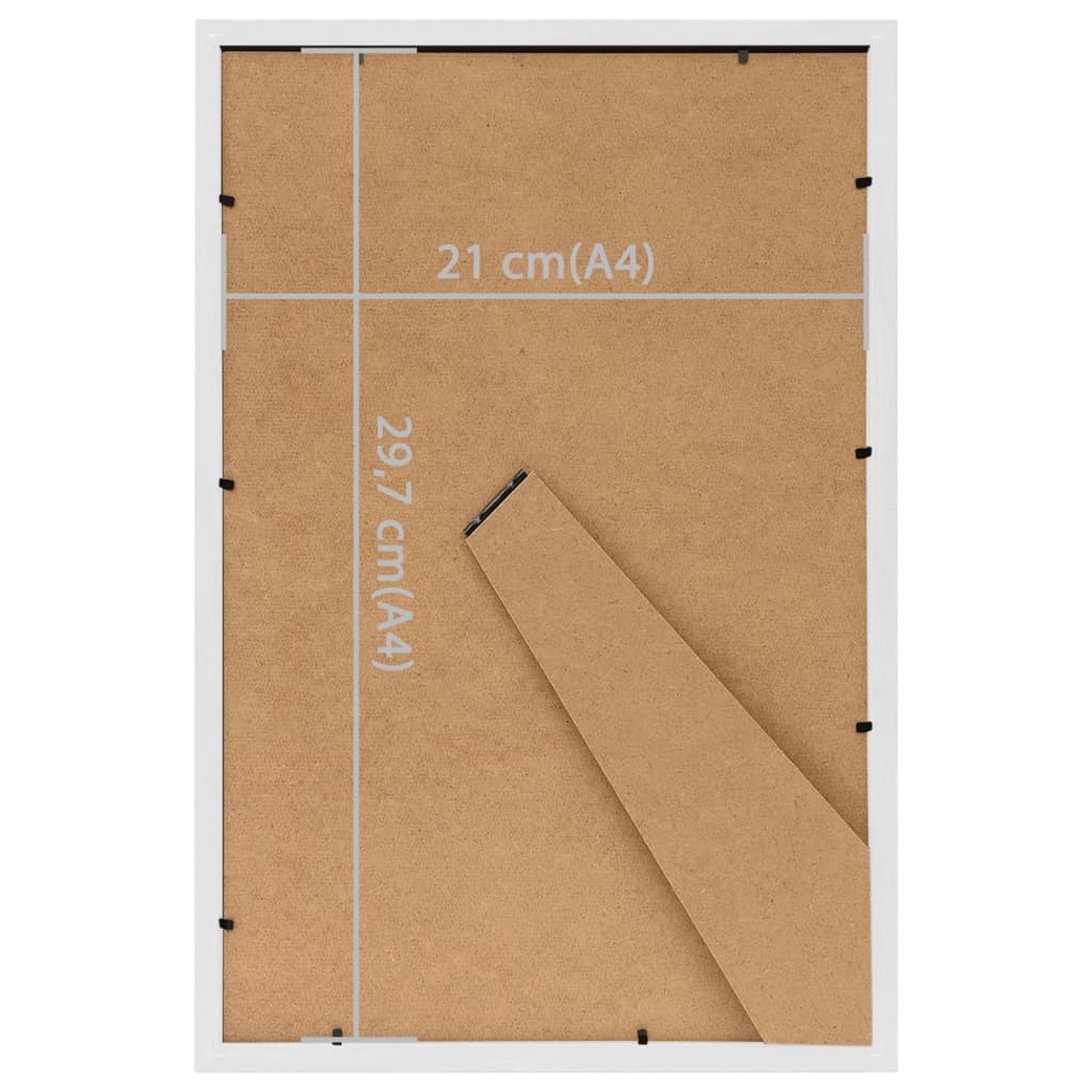 Cornici Foto Collage 5 pz per Tavolo Bianche 21x29,7cm MDF | homemem39