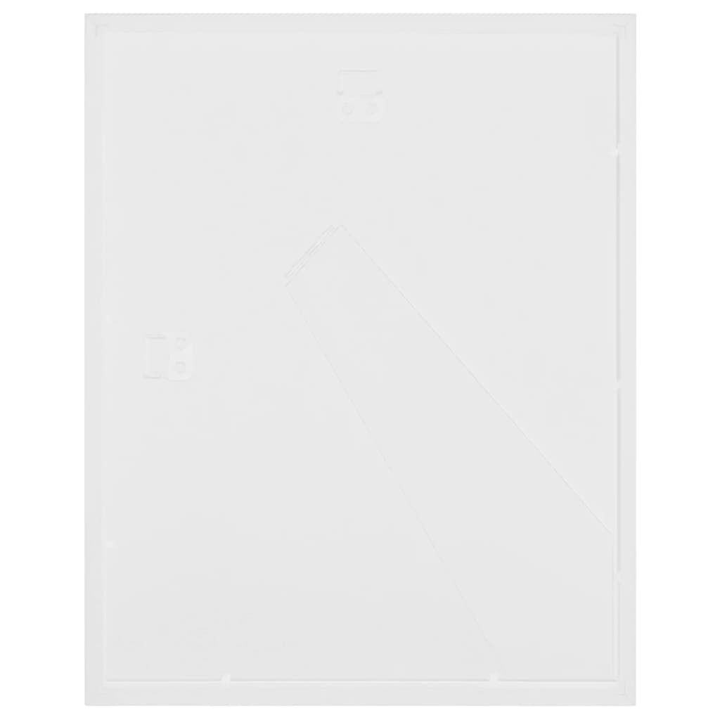 Set Cornici Fotografiche 3D 3pz Bianco 28x35cm Foto 4x(10x15)cm