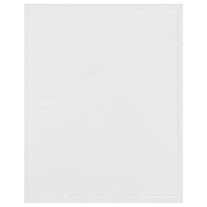 Set Cornici Fotografiche 3D 3pz Bianco 28x35cm Foto 4x(10x15)cm