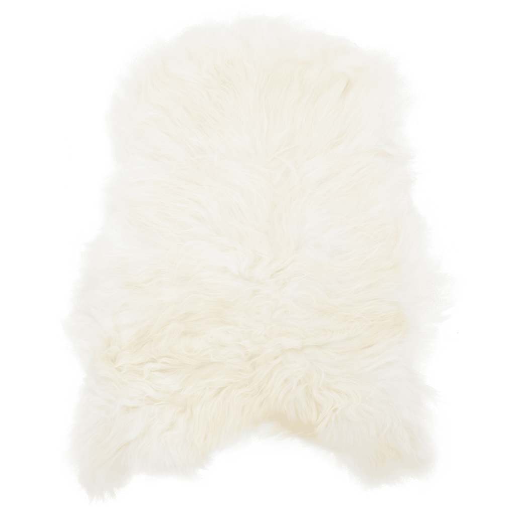 Fodera per Sedia in Pelle di Pecora Islandese Crema 70x110 cm - homemem39