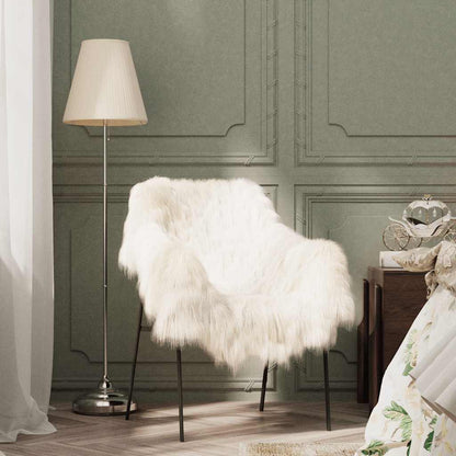 Fodera per Sedia in Pelle di Pecora Islandese Crema 70x110 cm | homemem39
