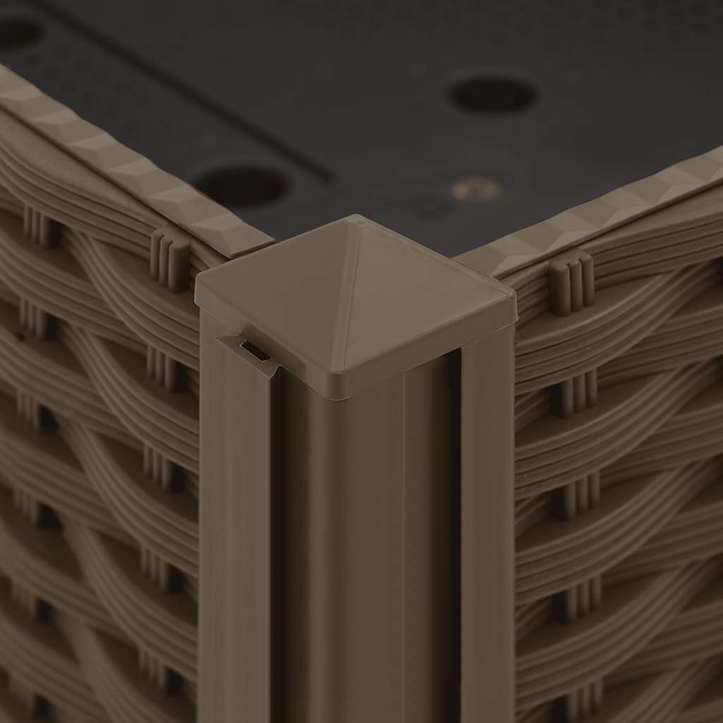 Fioriera Rialzata 40x40x23 cm in Polipropilene