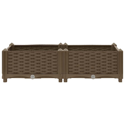 Fioriera Rialzata 80x40x23 cm in Polipropilene