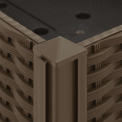 Fioriera Rialzata 80x40x23 cm in Polipropilene - homemem39