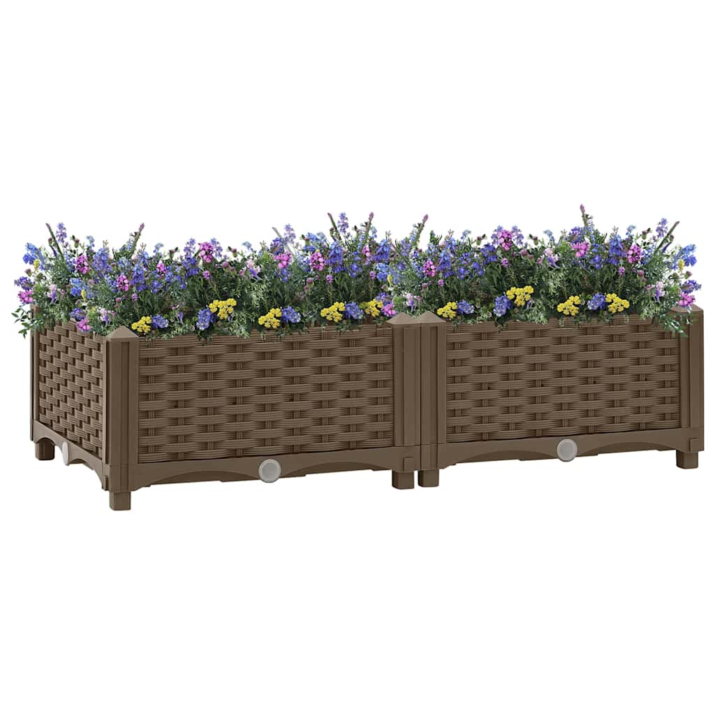 Fioriera Rialzata 80x40x23 cm in Polipropilene