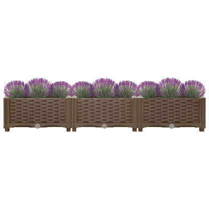 Fioriera Rialzata 120x40x23 cm in Polipropilene
