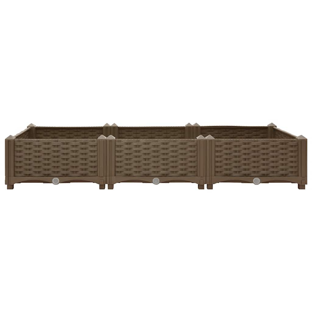 Fioriera Rialzata 120x40x23 cm in Polipropilene