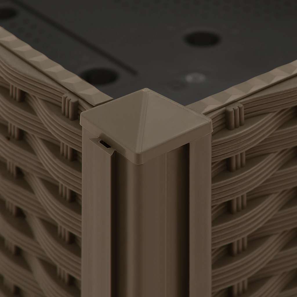 Fioriera Rialzata 120x40x23 cm in Polipropilene - homemem39