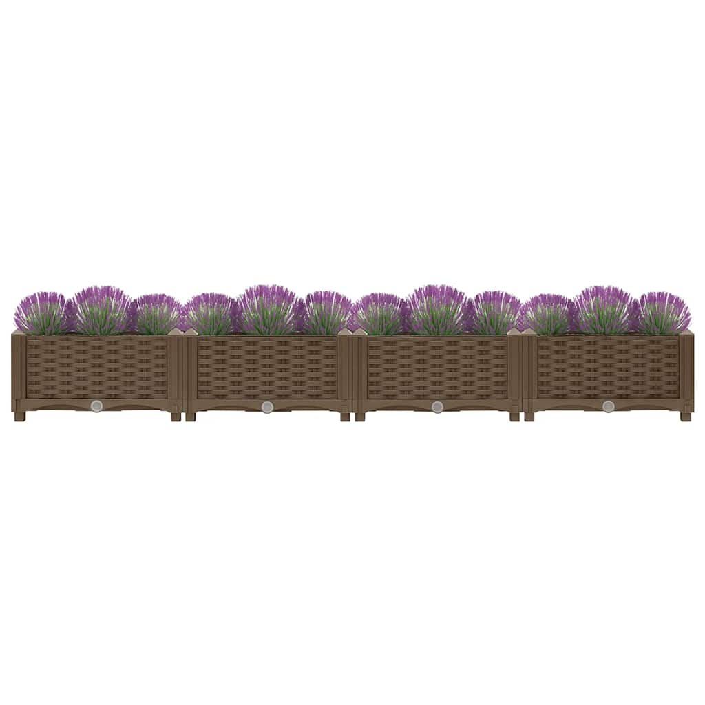Fioriera Rialzata 160x40x23 cm in Polipropilene