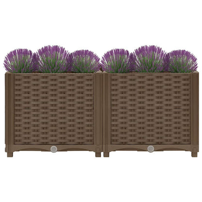 Fioriera Rialzata 80x40x38 cm in Polipropilene